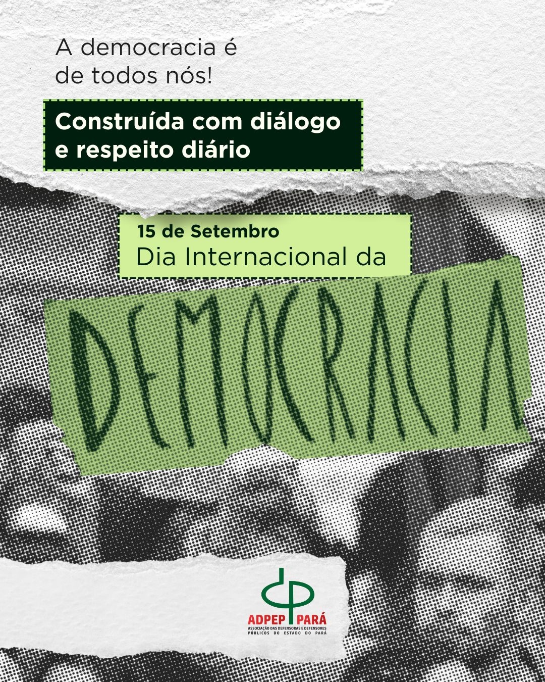 15 de Setembro – Dia Internacional da Democracia
